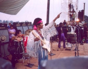 Jimi at Woodstock 1969