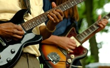Harmonizing guitarists