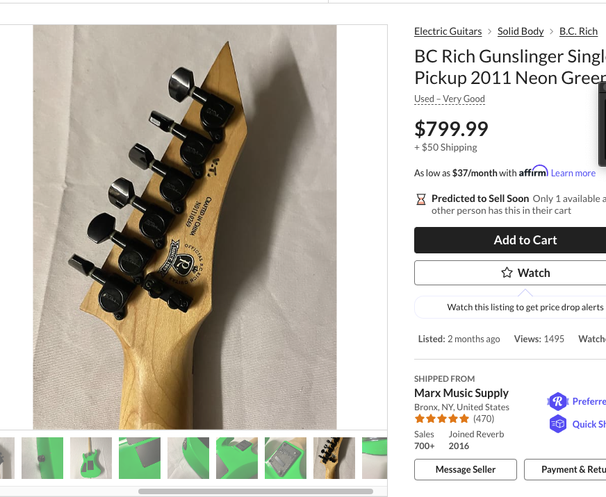 Used Guitar Prices Still Insane