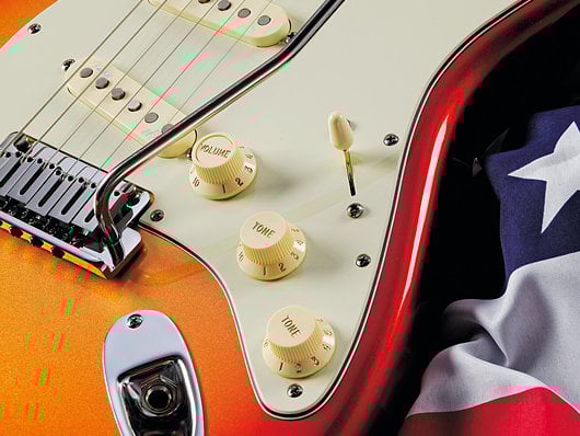 Here you can see the S-1 Push button in the top of the Volume knob.