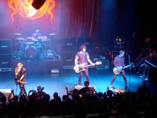 Sum 41 on stage