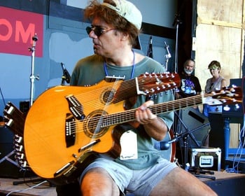 Pat Metheny with the "Pikasso" guitar