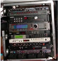 the "rack" itself, a 19" effect board