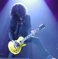 Slash Onstage.