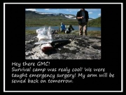 Fishing can get dangerous...