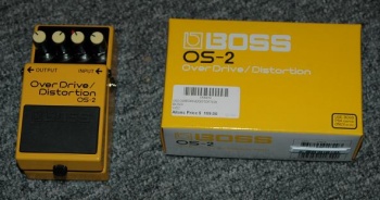 BOSS OS-2 Overdrive and Distortion Effects Unit Owner's Manual