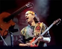 Carlos Santana.