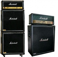 a fullstack (left) and a halfstack(right) from Marshall